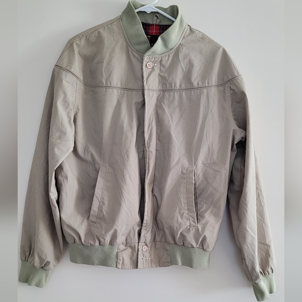 FIELD and STREAM  Men's Beige Bomber Jacket